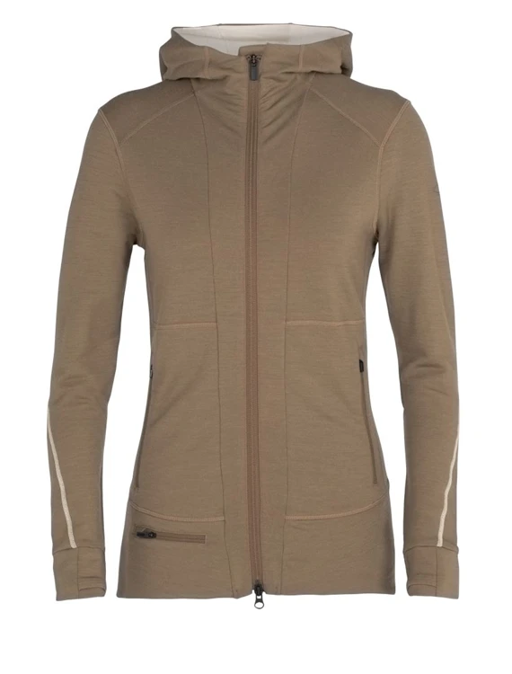 Icebreaker W Quantum II Ls Zip Hood Fleece Dames 3 Icebreaker W Quantum II Ls Zip Hood Fleece Dames