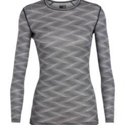 Icebreaker 200 Oasis Ls Crewe Curve Thermoshirt Dames
