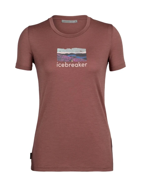 Icebreaker Tech Lite II Ss Trailhead T-Shirt Dames 3 Icebreaker Tech Lite II Ss Trailhead T-Shirt Dames