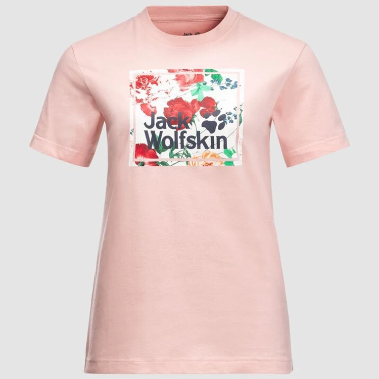 Jack Wolfskin Flower Logo T-Shirt Dames 3 Jack Wolfskin Flower Logo T-Shirt Dames