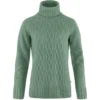 FJÄLLRÄVEN Fjallraven Övik Cable Knit Roller Neck Trui Dames -Goedkope The North Face Winkel 6186360 7323450787417 0