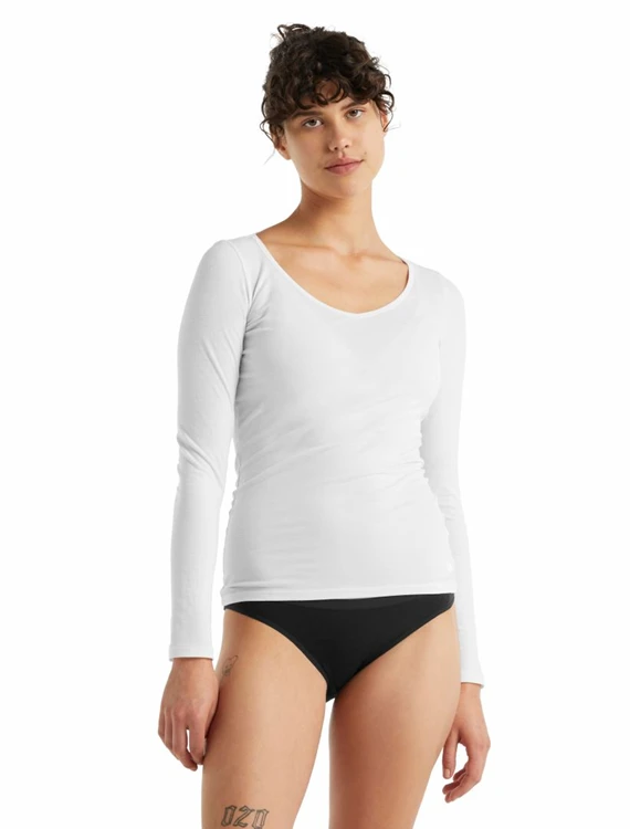 Icebreaker Wmns Siren Ls Sweetheart Thermoshirt Dames 4 Icebreaker Wmns Siren Ls Sweetheart Thermoshirt Dames - Afbeelding 2