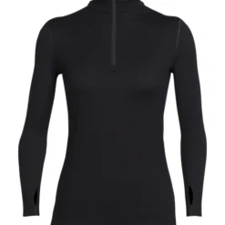 Icebreaker Tech Top Ls Half Zip Thermoshirt Dames