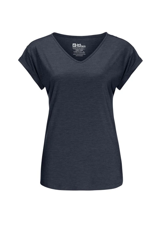 Jack Wolfskin Coral Coast T-Shirt Dames 5 Jack Wolfskin Coral Coast T-Shirt Dames - Afbeelding 3
