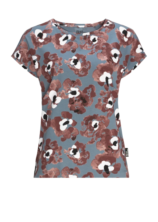 Jack Wolfskin Florell T-Shirt Dames 5 Jack Wolfskin Florell T-Shirt Dames - Afbeelding 3