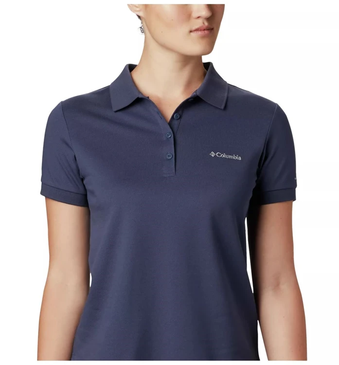 Columbia Lakeside Trail Solid Pique Polo Dames 6 Columbia Lakeside Trail Solid Pique Polo Dames - Afbeelding 4